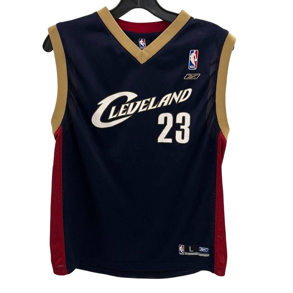 Vintage #23 Boys Lebron James Cleveland Cavaliers NBA Reebok Jersey 14-16